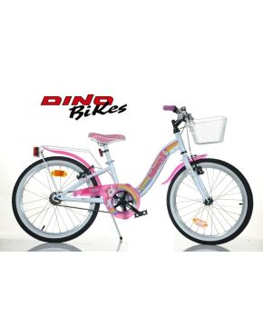 Bici 20 Unicorno rosa Bicicletta per bambina Dino Bike