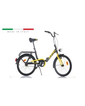 Bici 20 pieghevole folding car bike 1 speed aurelia 321 nero giallo Dino Bikes