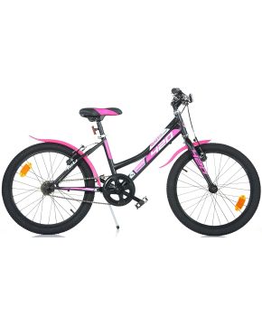 Bici 20 mtb aurelia sport 420D 1 velocità nero e fucsia per ragazza bambina