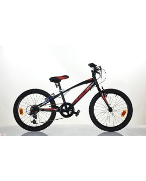 Bici 20 mtb aurelia sport 420U 6 velocità nero per ragazzo bambino Dino Bikes