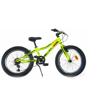 Bici 20 mtb 420 plus sport 6 velocità giallo per ragazzo bambino Dino Bikes