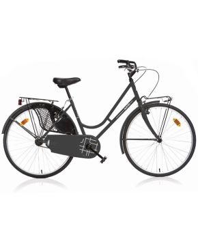 Bici 26 olanda city bike da passeggio da donna senza cambio grigio galante dino