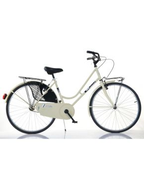 bici 26 olanda city bike crema donna