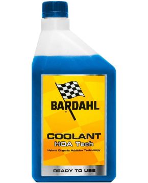 Liquido radiatore blu diluito bardahl coolant hoa tech 740140