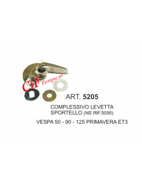 Levetta scocca sportello VESPA SPECIAL 50 90 125 PRIMAVERA ET3 CIF 5205