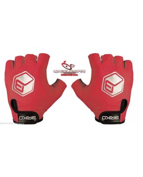 Guanti bici estivi briko rossi