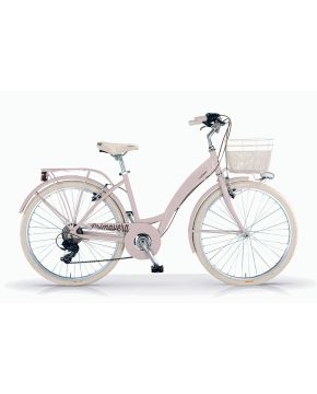 bici 28 primavera nudo rosa 6 velocità per donna in alluminio