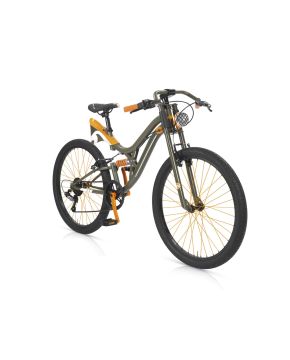 bici 26 mtb jump 6 velocità ammortizzatore posteriore matt military