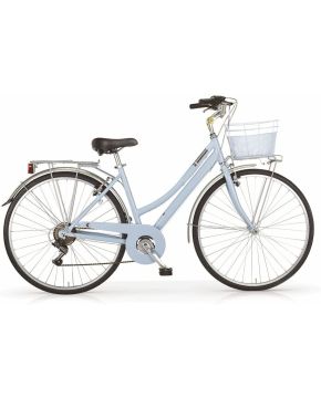 bici 28 central olanda donna 6v alluminio azzurra