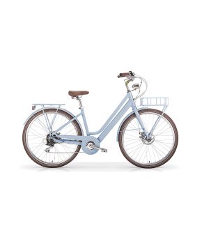 Bici e-bike La rue 28 7 velocità a pedalata assistita elettrica-AZZURRO