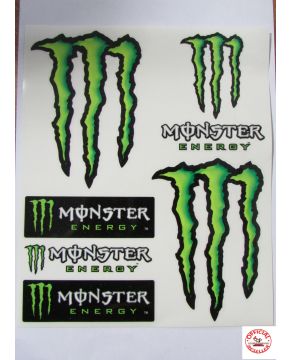adesivi monster energy (6 pezzi)