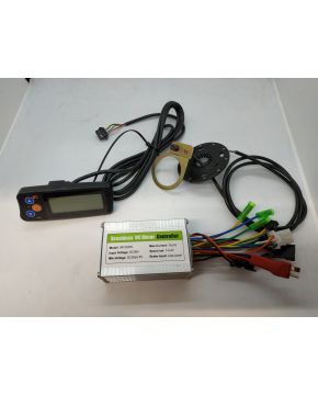 kit ebike 36 volts display centralina e sensore pedali