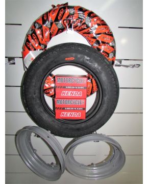Kit per 2 ruote 3 50 10 copertoni camere d'aria kenda cerchi Vespa PX T5 LML STAR
