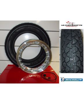 Kit Ruota Tubeless Piaggio Vespa Special XL Rush ET3 HP FL 3.00-10 Michelin S83