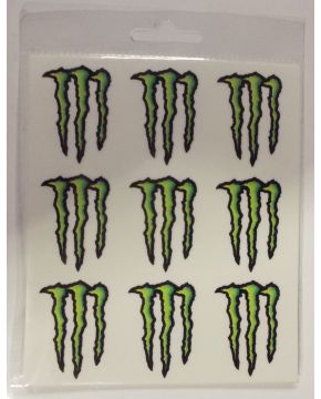 decalco graffi monster energy medio (9 pezzi)