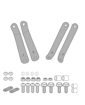 Kit di attacchi specifico per parabrezza Peugeot Tweet 50 125 150 (2010-2022) Givi