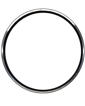 Cerchio 27,5 nero 36 fori x freno V-Brake doppia camera Made in Italy c/bussole