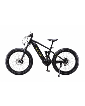 E-Motion Explorer BIG MATT 26 Fat Bike Elettrica Bafang 80Nm Batteria 614Wh Nera