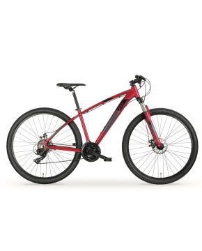 BICI 29 MTB Loop 658 MBM Rosso opaco telaio alluminio 21 velocità front disk