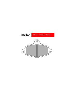 Pastiglie freno Go Kart anteriori o posteriori CRG vecchio tipo Ferodo FDB2071KA