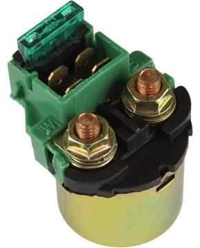 Teleruttore avviamento scooter moto tondo 150A con fusibile 30Ah Honda Aprilia Piaggio