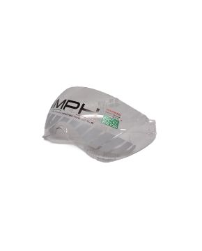 Visiera trasparente chiara antigraffio forma a occhiale per casco MPH One